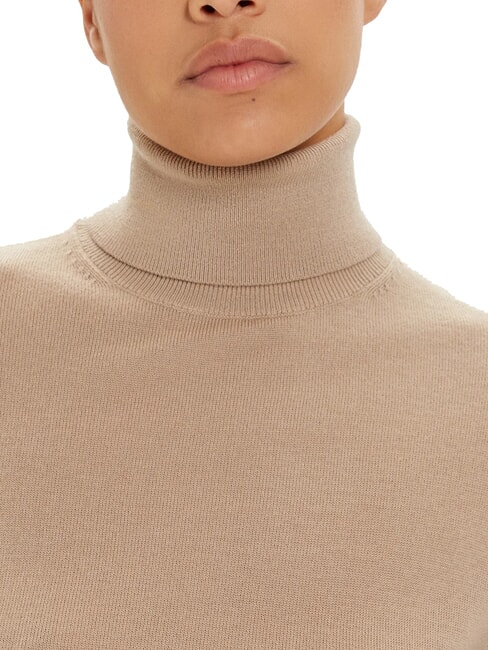 CK Slim-Fit-Rollkragenpullover aus Wolle Amphora - Damenpullover