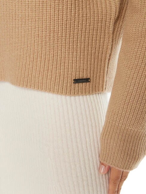 CK Locker geschnittener Wollpullover Amphora - Damenpullover