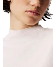 CALVIN KLEIN CK JEANS Rollkragenpullover aus Baumwolle Elfenbein - Damenpullover - 3