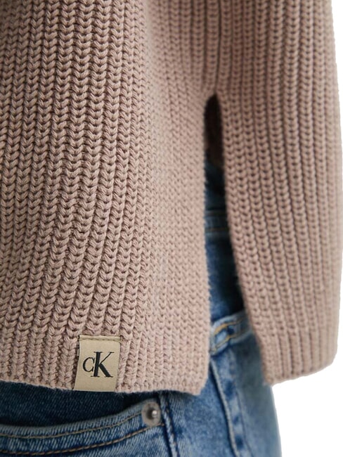CK JEANS Rollkragenpullover aus Baumwolle mit entspannter Passform Ziege - Damenpullover