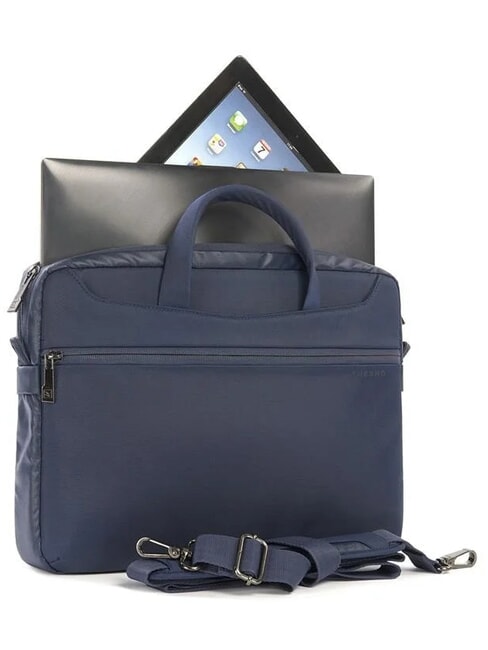 WORK OUT 13" Laptop-Aktentasche mit Schultergurt blau - Arbeitstaschen