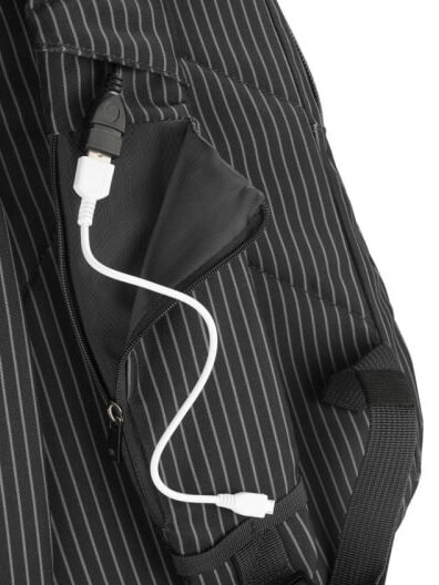 MAGNUM Laptop-Rucksack 15,6" Nadelstreifen - Arbeitstaschen