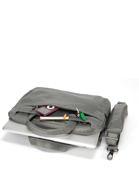 EXPANDED 13" Laptop-Aktentasche grau - Arbeitstaschen