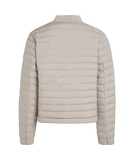 CALVIN KLEIN CK Leichte, kurze Daunensteppjacke Holzasche - Damenjeans - 4