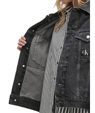 CALVIN KLEIN CK JEANS Jeansjacke aus Baumwolle Jeansgrau - Damenjacken - 4