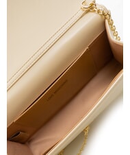 LOVE MOSCHINO LOVE HEART  Umhängetasche Elfenbein - Damentaschen - 5