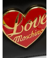 LOVE MOSCHINO LOVE HEART  Umhängetasche Schwarz - Damentaschen - 3