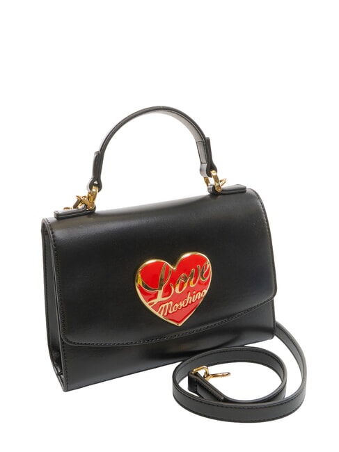 LOVE HEART Handtasche, mit Schultergurt Schwarz - Damentaschen