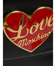 LOVE MOSCHINO LOVE HEART  Umhängetasche Schwarz - Damentaschen - 3