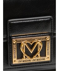 LOVE MOSCHINO LOCKED IN GOLD  Damenrucksack Schwarz - Damentaschen - 3