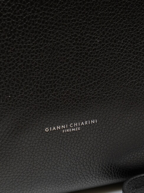 VIRGINIA Umh&auml;ngetasche aus weichem Leder Schwarz - Damentaschen