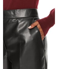 CALVIN KLEIN CK Hose mit hoher Taille und weitem Bein ck schwarz - Damenhosen - 3