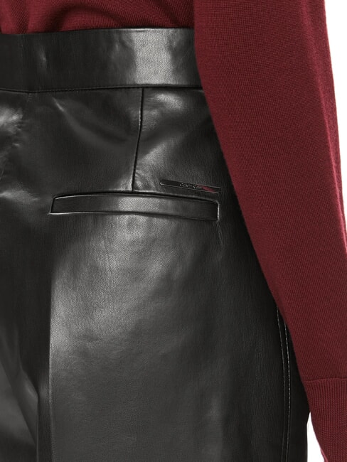 CK Hose mit hoher Taille und weitem Bein ck schwarz - Damenhosen