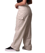 CALVIN KLEIN CK JEANS Cargohose aus gebürsteter Baumwolle Pelikan - Damenhosen - 2