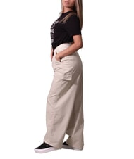 CALVIN KLEIN CK JEANS Cargohose aus gebürsteter Baumwolle Pelikan - Damenhosen - 3