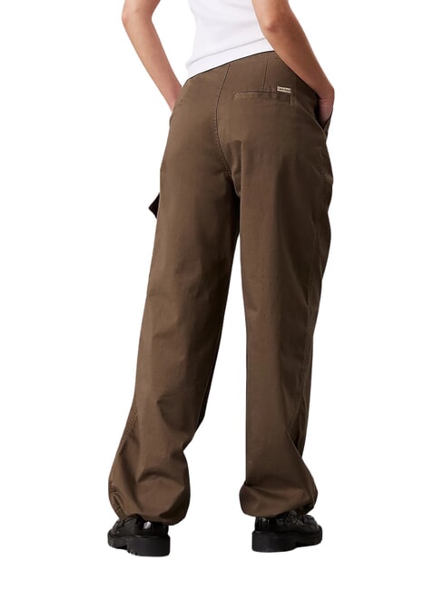 CK JEANS Cargohose aus gebürsteter Baumwolle Asphalt - Damenhosen