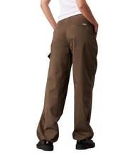 CALVIN KLEIN CK JEANS Cargohose aus gebürsteter Baumwolle - Damenhosen