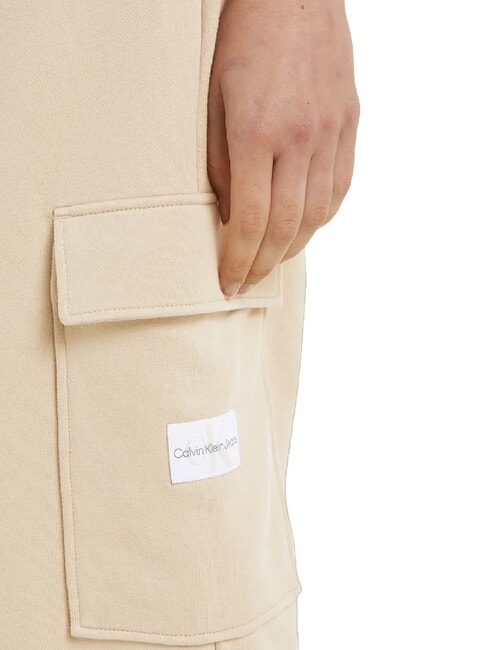 CK JEANS Jogginghose mit großen Taschen blasses Khaki - Sportanzüge für Damen