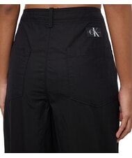 CALVIN KLEIN CK JEANS Chinos mit weitem, geradem Bein ck schwarz - Damenhosen - 3