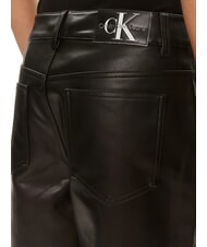 CALVIN KLEIN CK JEANS Gerade Hose mit hoher Taille ck schwarz - Damenhosen - 4