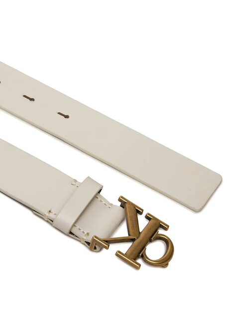 CK JEANS MONOGRAM  Lederg&uuml;rtel Birke - G&uuml;rtel