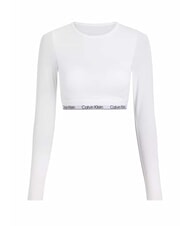 CALVIN KLEIN CK B&uuml;stenhalter-Langarm-T-Shirt Wei&szlig; - BHs Damen - 3