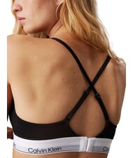 CALVIN KLEIN CK Bralette-BH aus Stretch-Baumwolle Schwarz - BHs Damen - 4