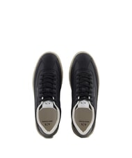 ARMANI EXCHANGE LONDON MINI-TUMBLED Turnschuhe Schwarz - Herrenschuhe - 4