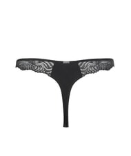 CALVIN KLEIN CK String mit Spitzeneinsatz Schwarz - Damenslip - 5