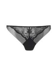 CALVIN KLEIN CK String mit Spitzeneinsatz Schwarz - Damenslip - 4