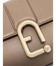 FURLA URBAN Kleine Umhängetasche aus Leder grau - Damentaschen - 4