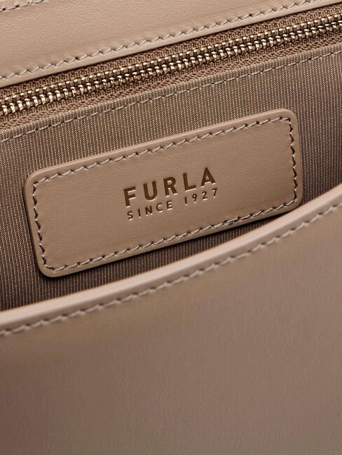 URBAN Kleine Umhängetasche aus Leder grau - Damentaschen