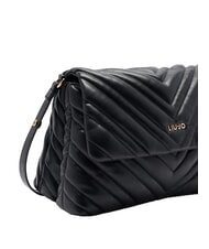 LIUJO LUNNY Mittelgroße gesteppte Hobo-Tasche SCHWARZ - Damentaschen - 4