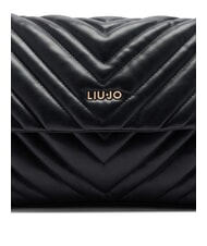 LIUJO LUNNY Mittelgroße gesteppte Hobo-Tasche SCHWARZ - Damentaschen - 5