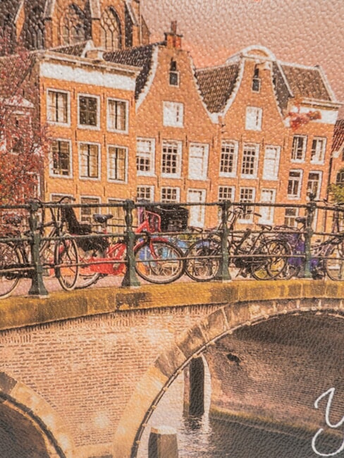 YESBAG Bedruckte Umhängetasche Herbstfluss - Damentaschen