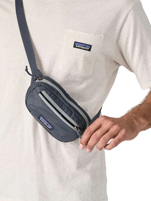 TERRAVIA MINI Kleine faltbare Tasche glimmendes Blau - H&uuml;fttaschen