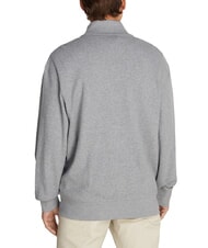 CALVIN KLEIN CK JEANS Rollkragen-Sweatshirt mit durchgehendem Rei&szlig;verschluss grau meliert - Sweatshirts Herren - 2