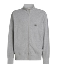 CALVIN KLEIN CK JEANS Rollkragen-Sweatshirt mit durchgehendem Rei&szlig;verschluss grau meliert - Sweatshirts Herren - 4