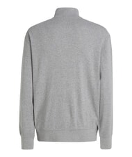 CALVIN KLEIN CK JEANS Rollkragen-Sweatshirt mit durchgehendem Rei&szlig;verschluss grau meliert - Sweatshirts Herren - 5