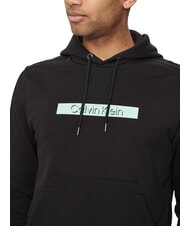 CALVIN KLEIN CK Kapuzenpullover mit Logo-Print ck schwarz - Sweatshirts Herren - 3