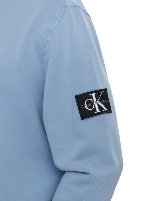 CK JEANS Sweatshirt mit Rundhalsausschnitt aus Baumwolle verwaschener Denim - Sweatshirts Herren