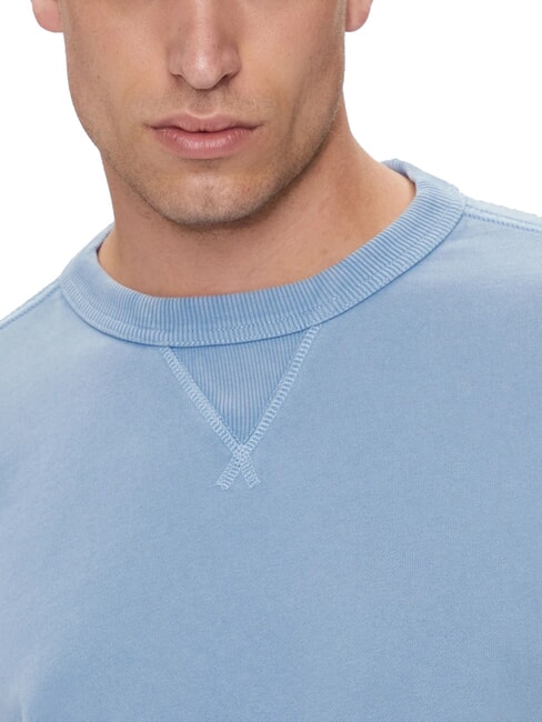 CK JEANS Sweatshirt mit Rundhalsausschnitt aus Baumwolle verwaschener Denim - Sweatshirts Herren