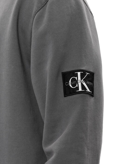CK JEANS Sweatshirt mit Rundhalsausschnitt aus Baumwolle gewaschenes Schwarz - Sweatshirts Herren