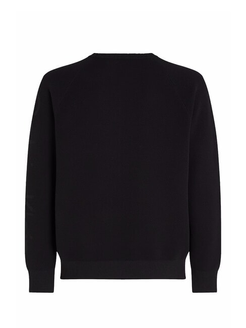 CK PERFORMANCE Sweatshirt mit Rundhalsausschnitt und Logo am Ärmel schwarze Schönheit - Sweatshirts Herren