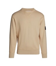 CALVIN KLEIN CK JEANS Sweatshirt mit Rundhalsausschnitt aus Baumwolle blasses Khaki - Sweatshirts Herren - 4