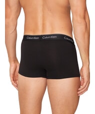 CALVIN KLEIN CK 3 elastische Boxershorts mit Lurex-Logo b- Silber, Rot, Silber Lurex lgs - Herrenslip - 3