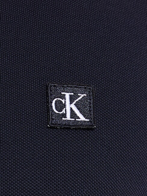 CK JEANS Kurzärmeliges Poloshirt aus Baumwolle Nachthimmel - Herren-Polo-Shirts/Herren-Polo-Shirt/Herrenpoloshirt/Herrenpoloshirts