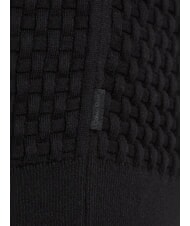 CALVIN KLEIN CK Rundhalspullover mit gewebten Details ck schwarz - Herrenpullover - 6