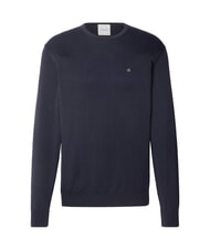 CALVIN KLEIN CK Pullover mit Rundhalsausschnitt und normaler Passform Nachthimmel - Herrenpullover - 5