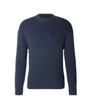 CALVIN KLEIN CK JEANS Pullover mit Rundhalsausschnitt und normaler Passform Tinte - Herrenpullover - 5